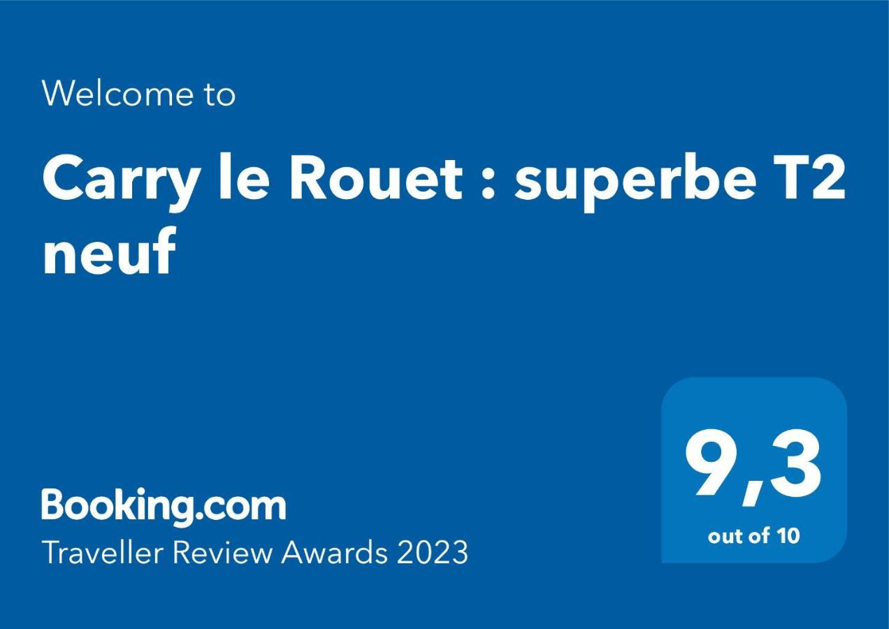 Carry Le Rouet : Superbe T2 Neuf Apartment Bagian luar foto